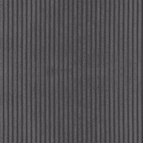 Colțar gri închis cu tapițerie din catifea reiată (cu colț pe partea dreaptă/cu șezlong) Merid – Ropez