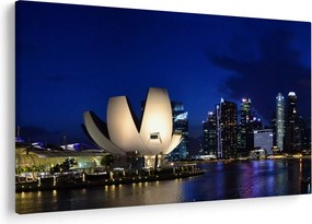 Tablou Singapore nocturn (90x60 cm)
