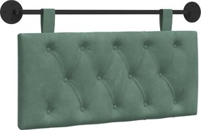 vidaXL Cap de pat suspendat Verde Mării 90 x 55 x 7 cm Catifea