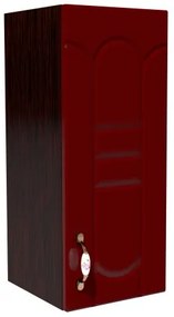 Corp superior 30 cu 1 usa Zebra MDF tulip rosu