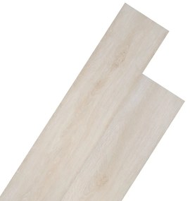 245172 vidaXL Plăci pardoseală autoadezive stejar clasic alb 5,02 m² 2 mm PVC