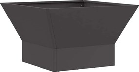 vidaXL Cuptor de foc Negru 60 x 60 x 35 cm Oțel