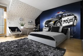 Fototapet - Mașina de poliție (254x184 cm)