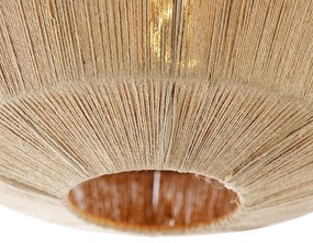 Plafoniera orientala neagra cu frânghie - Riki