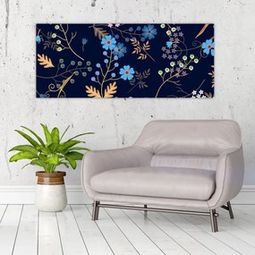 Tablou - Flori de toamnă (120x50 cm)