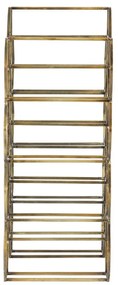 Suport de vinuri din metal bronz pentru 12 sticle Salbris - Light &amp; Living