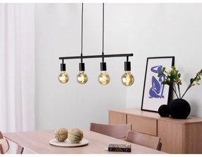 Cottex T1924SV - Lustră suspendată pe cablu ARC, 4xE27/60W/230V