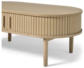 Măsuță de cafea în culoare naturală cu aspect de lemn de stejar 60x120 cm Meta – Unique Furniture