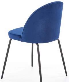 Scaun K314 velvet albastru