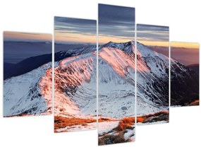 Tablou - Panoramă montană de iarnă II. (150x105 cm)
