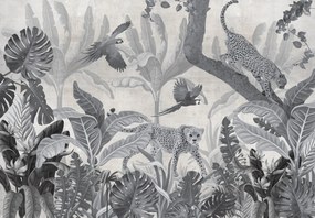 Fototapet - Gheparzi in junglă (147x102 cm)