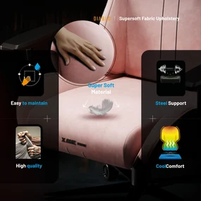 Scaun de gaming Diablo X.One Prime Normal size, Akira Pink