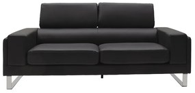 Set 2 canapele cu 2 locuri Shea Pako World Negru 198x80x87 cm
