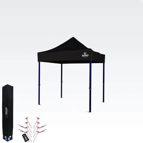 Cort pliabil 2x2m  - fara 3 pereti - Negru