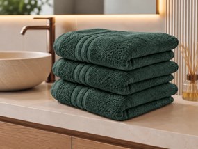 Prosop de corp Classic verde Inchis 70 x 140 cm, 100% bumbac