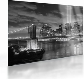 Tablou pe sticlă - Podul Brooklyn (70x50 cm)