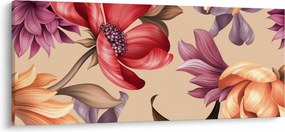 Tablou - Flori de epocă (120x50 cm)
