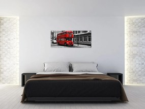 Tablou - Londra cu autobuz (120x50 cm)