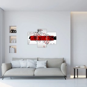 Tablou cu abstracție (90x60 cm)