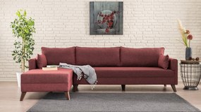 Canapea extensibilă Bellina 1 (bordo) (S). 1063027