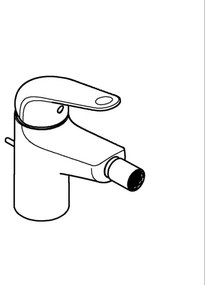 Baterie bideu GROHE SWIFT 24332001, 146 mm, crom lucios