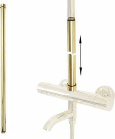 Prelungire coloana duș GOLD 60cm