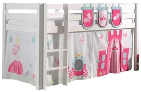 PINO PAT SEMI-INALT, perdea și 3 buzunare Princess.