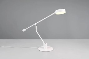 Veioză alb mat LED cu structură flexibilă (înălțime 64 cm) Manduro – Trio