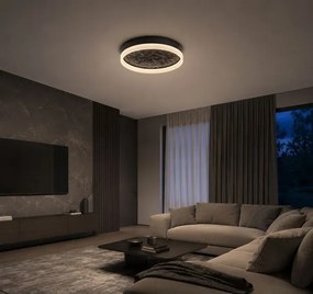 Rabalux 71523 - LED reglabil (compatibil cu dimmer) plafonieră TIMMO 24W/230V 3000-6500K Ø 40 cm negru + telecomandă inclusă