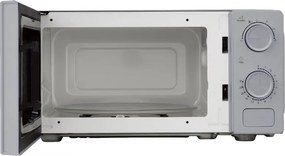 Cuptor cu microunde Kumtel HM-21, 600 W, 17 l, 6 trepte, Timer, Functie de decongelare, Gri