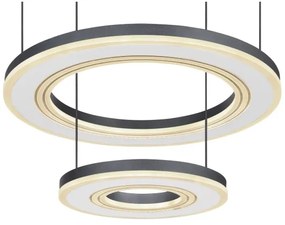 Lustră LED dimabilă pe cablu Globo 67191-50 BLASIUS LED/50W/230V d. 50 cm+ telecomandă