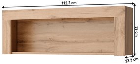 Raft suspendat 110 cm Mateo 110 (stejar wotan). 1065271