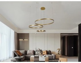 Lustră LED dimabilă pe cablu LED/125W/230V 3000-6500K + telecomandă