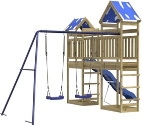 vidaXL Set de joacă pentru exterior, lemn de pin impregnat