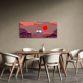 Tablou - Munții Fuji (120x50 cm)
