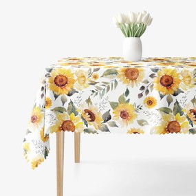 Goldea față de masă teflonată - flori de floarea-soarelui 100 x 100 cm