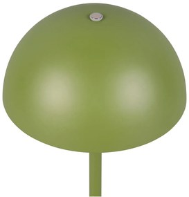 Veioză verde LED cu abajur din metal (înălțime 21 cm) Munoz – Trio