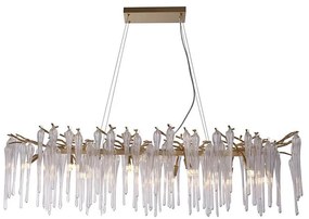 Searchlight 10425-10GO - Lustru suspendat pe cablu HERITAGE, 10 x G9, 33W, 230V