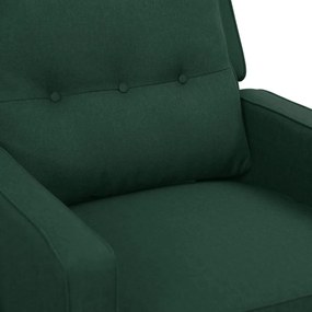 Fotoliu de masaj rabatabil electric, verde inchis, textil 1, Verde inchis