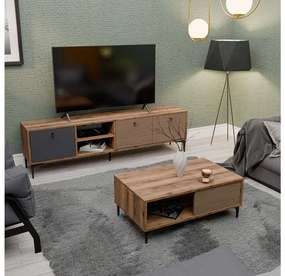 Set mobilier living Settle (nuc + antracit). 1108070