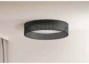 Plafonieră LED ROLLER Duolla RATTAN LED/24W/230V d. 45 cm negru