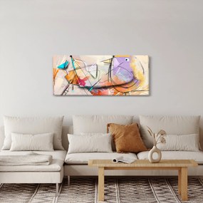Tablou - Abstract, pasăre (120x50 cm)