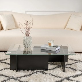 Măsuță de conferință Flavio Wooden Black