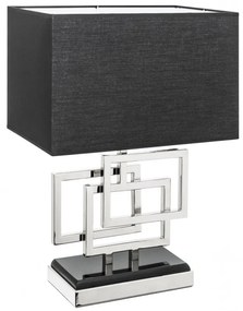 Veioza moderna Leonor 56cm, argintiu A-39097 VC