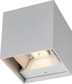 Aplica de perete iluminat exterior ambiental IP54 Solin alba