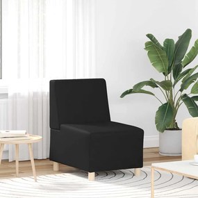 vidaXL Fotoliu Negru 55 x 74 x 82 cm Piele artificială