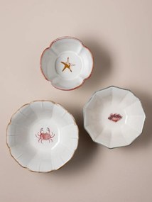 Set 3 boluri din ceramică, "Marine"