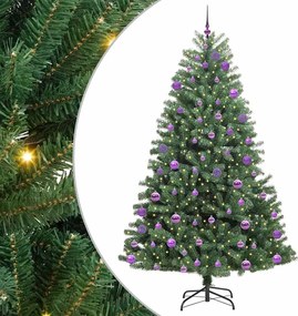 vidaXL Brad de Crăciun artificial cu ramuri articulare Verde 240 cm