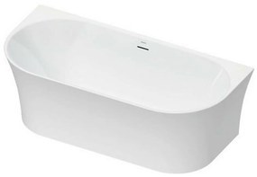 Cada freestanding alb Duravit DuraSenja 170x80 cm lipitadeperete,BTW
