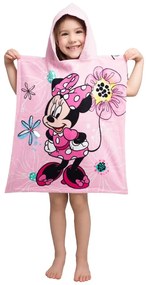 Halat pentru copii roz din frotir Minnie – Jerry Fabrics